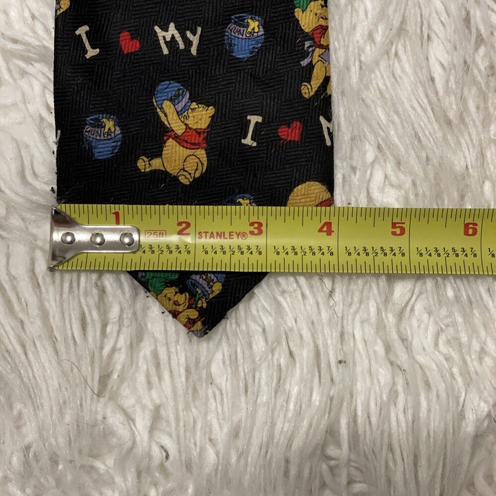 Winnie The Pooh Neck Tie 100% Polyester Vintage Disney - Picture 4 of 4